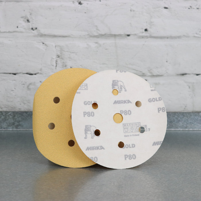 Mirka Gold Grip 7H Discs 150mm (Pack of 100)