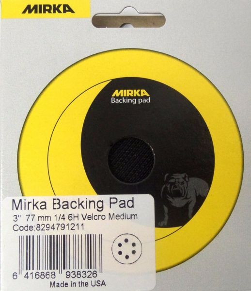 Mirka 77mm 1/4inch Backing Pad