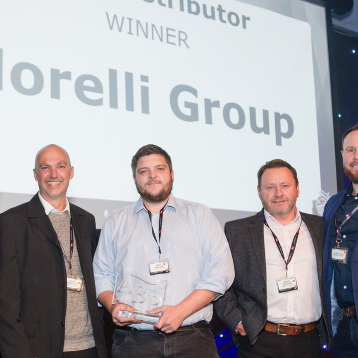 Morelli Group Wins Distributor of the Year for the Second Year Running at ABP Night of Knights 2022