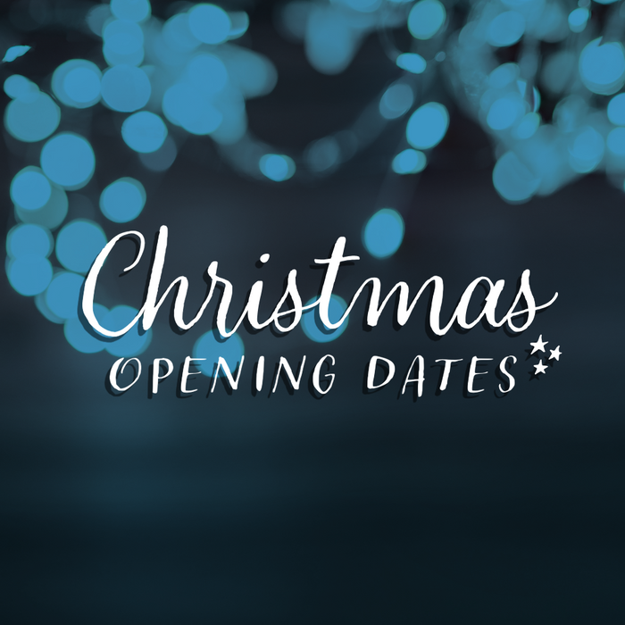 Christmas Opening Times