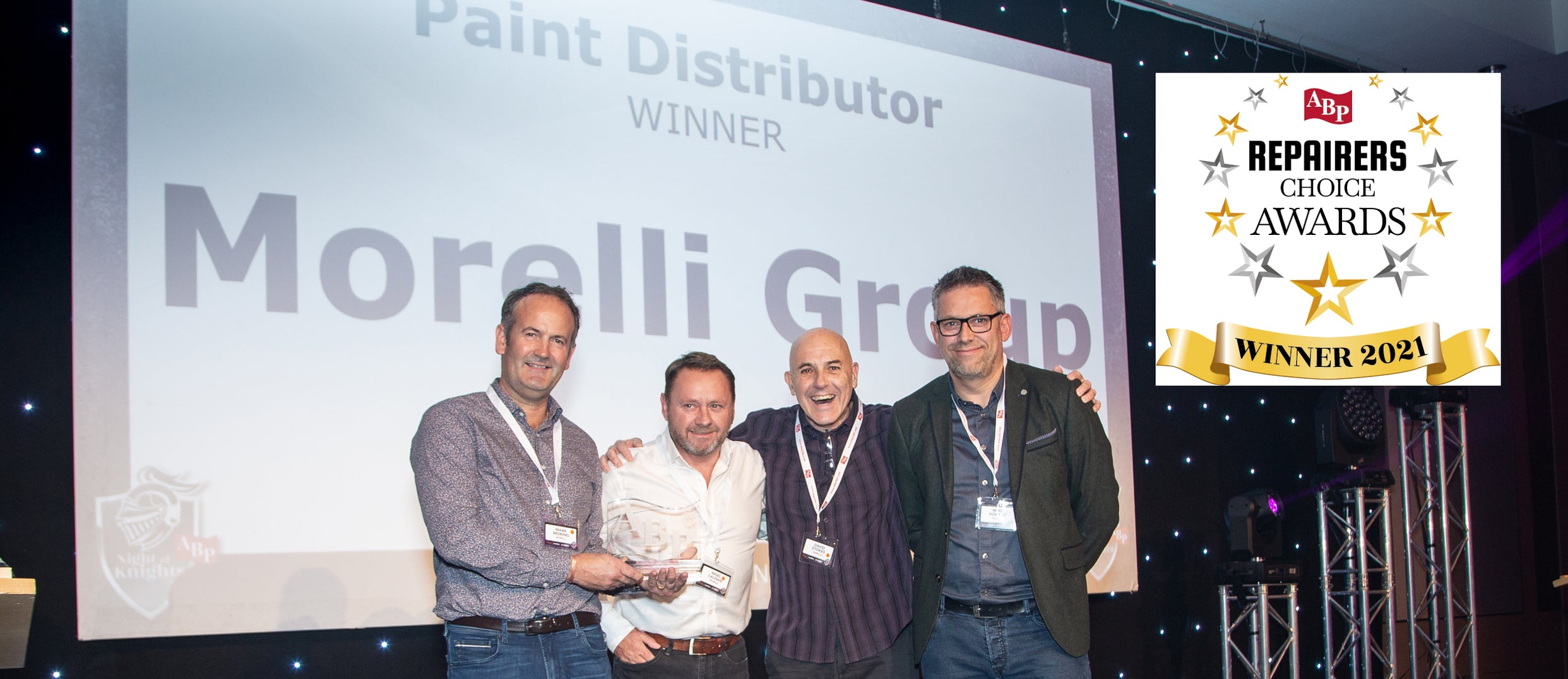 Morelli Group Wins Distributor of the Year 2021 at ABP Night of Knight