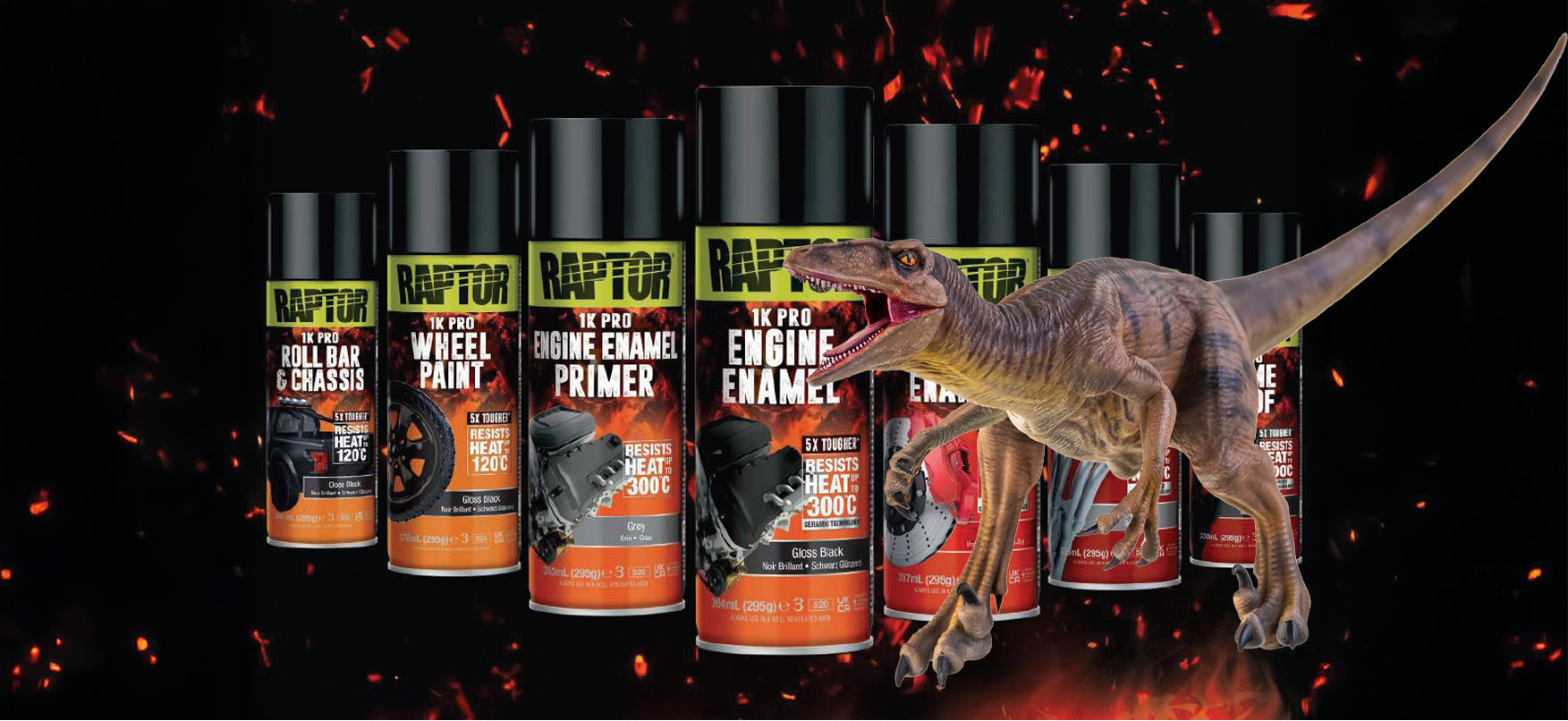 NEW PRODUCTS - RAPTOR High Heat Aerosols