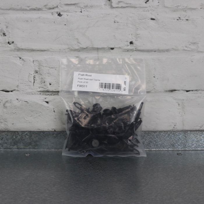 Workshop Warehouse 50 Push Rivets (TOYOTA)