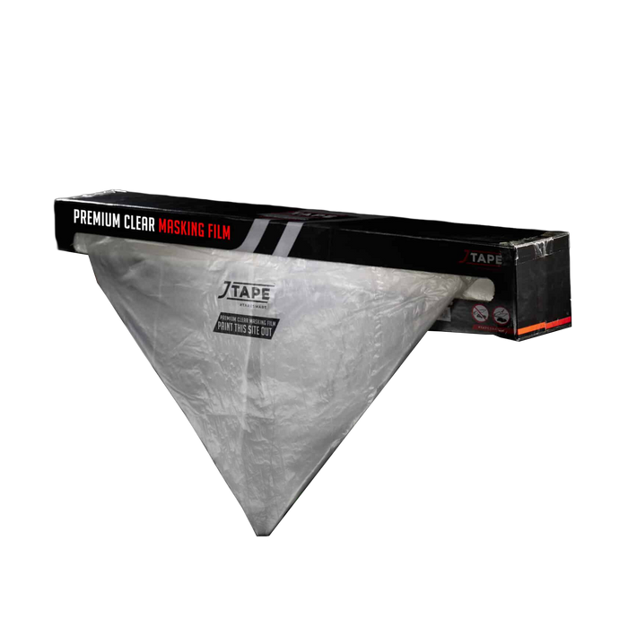 J Tape Premium Clear Masking Film 5000mm x 120m