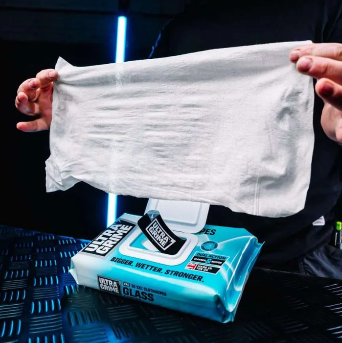 UltraGrime PRO Glass & Stainless XXL Clothwipes