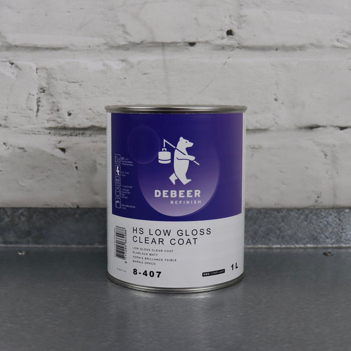 DeBeer HS Low-Gloss Clear Coat (1 Litre)