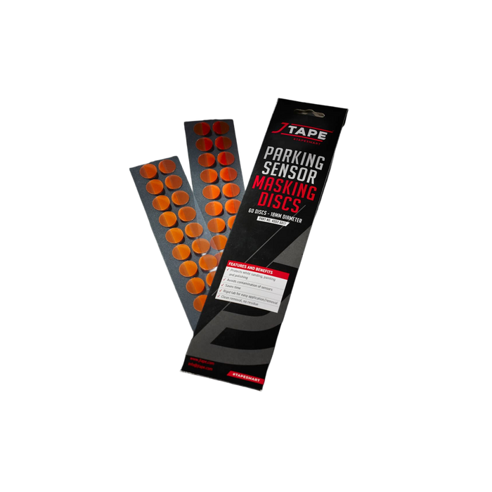 J Tape Parking Sensor Masking Discs (Pack of 60, 18mm)