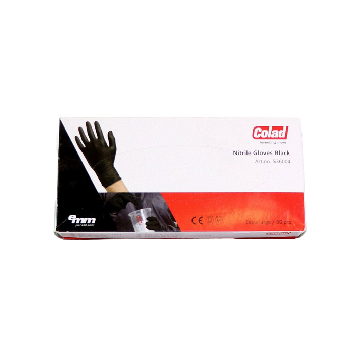 Colad Black H/D Disposable Nitrile Gloves