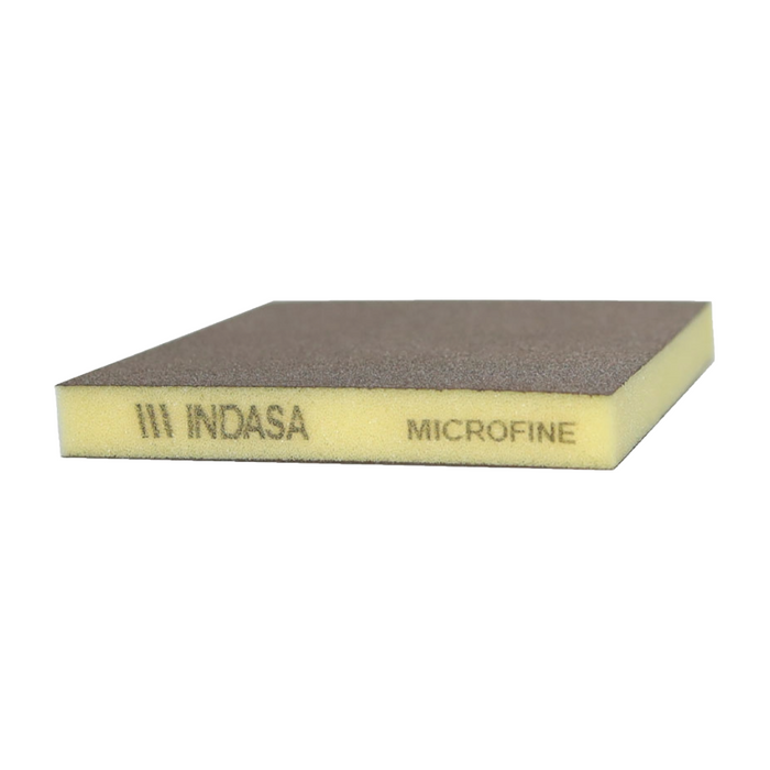 Indasa Rhyno Double Sided Sponge Auto Micro Fine (Beige, Pack of 100)