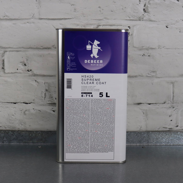 DeBeer HS420 Supreme Clear Coat (5 Litre)