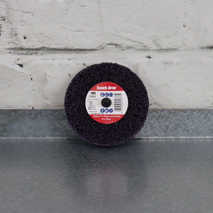 3M Purple Scotch-Brite Roloc Clean and Strip Disc (100 x 13mm)