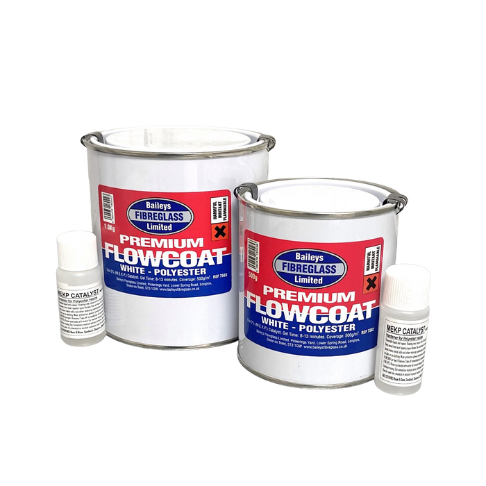 Baileys Fibreglass Flowcoat Brilliant White
