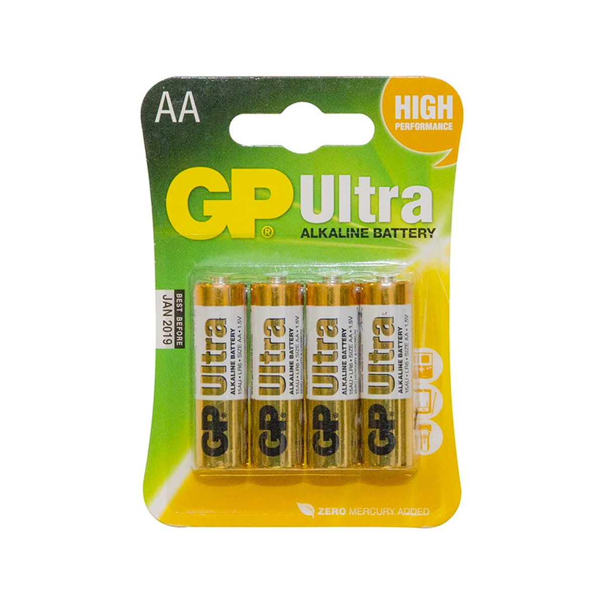 Warehouse 4gp Alkaline AA Batteries (1.5V, 15a) — Morelli Group