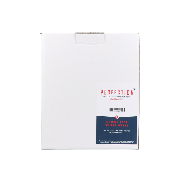 Perfection Crows Feet Spirit Wipes (180 Sheet Box)