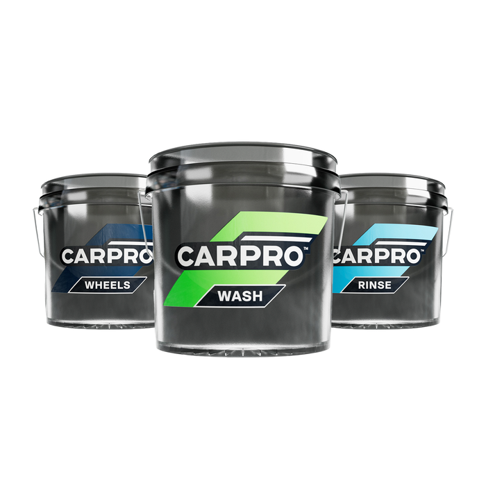 CARPRO Bucket Stickers – Wash, Rinse, Wheels