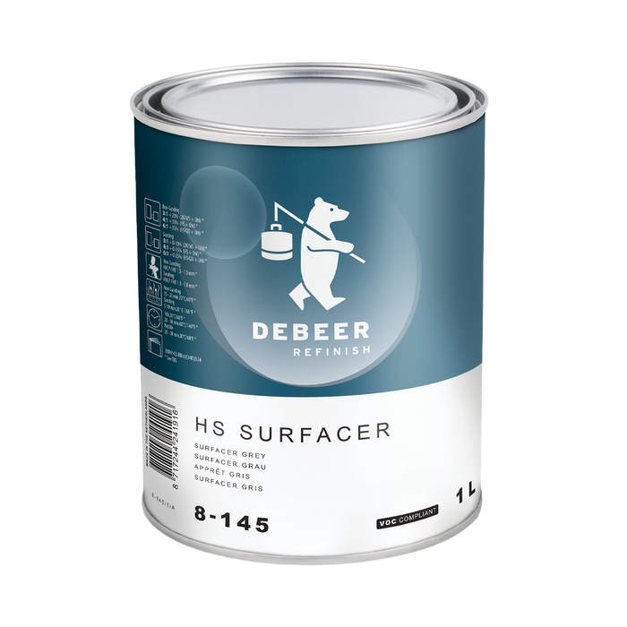 DeBeer HS 2K Surfacer (3 Litre)