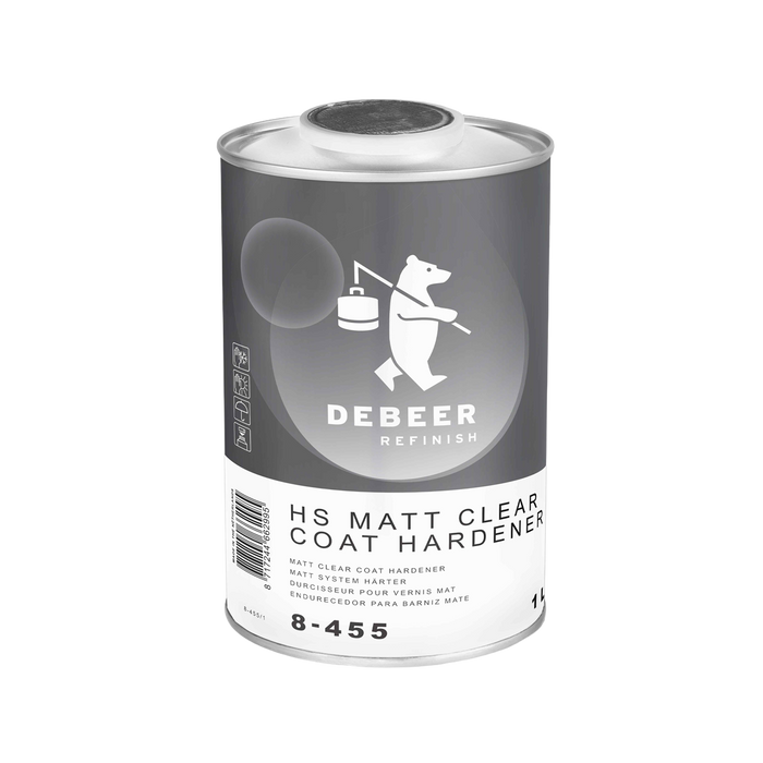 DeBeer HS Matt Clear Coat Hardener (1 Litre)