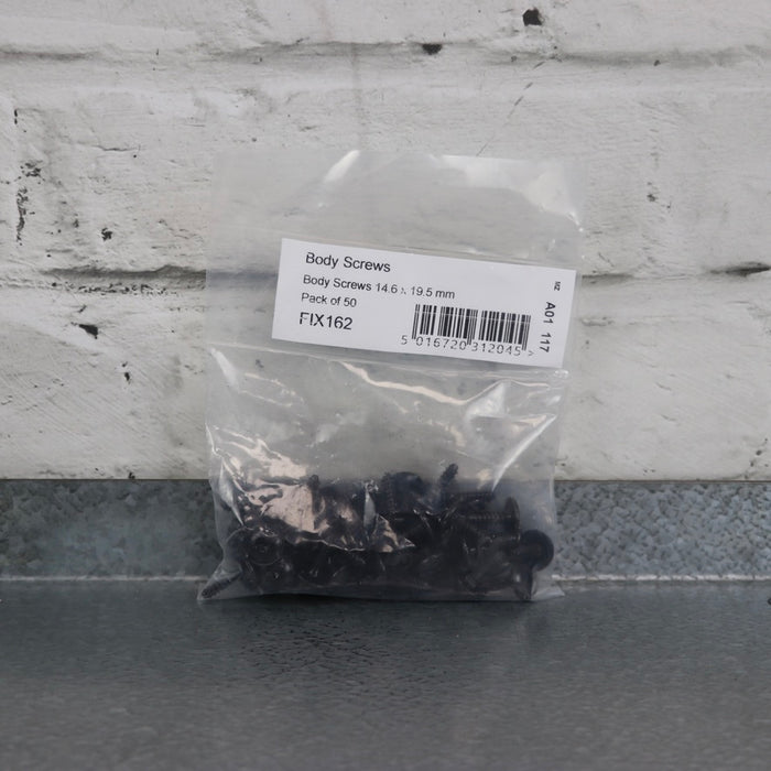 Workshop Warehouse 50 Black Body Screws 10x5/8 4.8x16