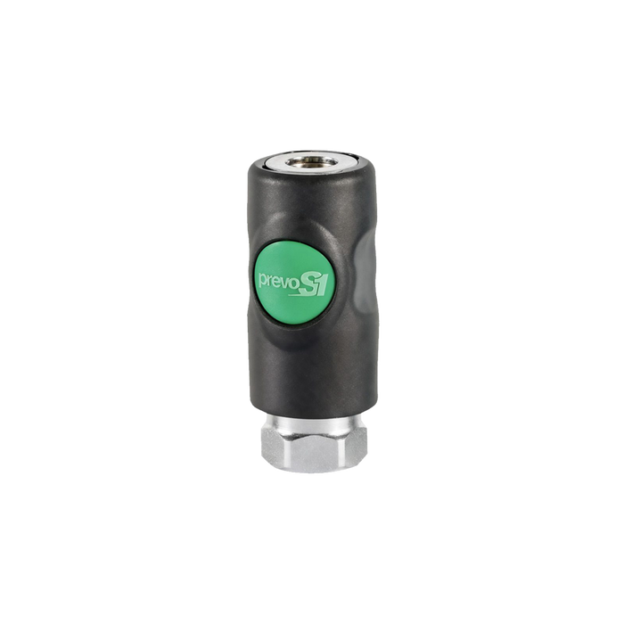 Prevost 1/4 BSP HVLP Female Connector with Female Thread Coupler