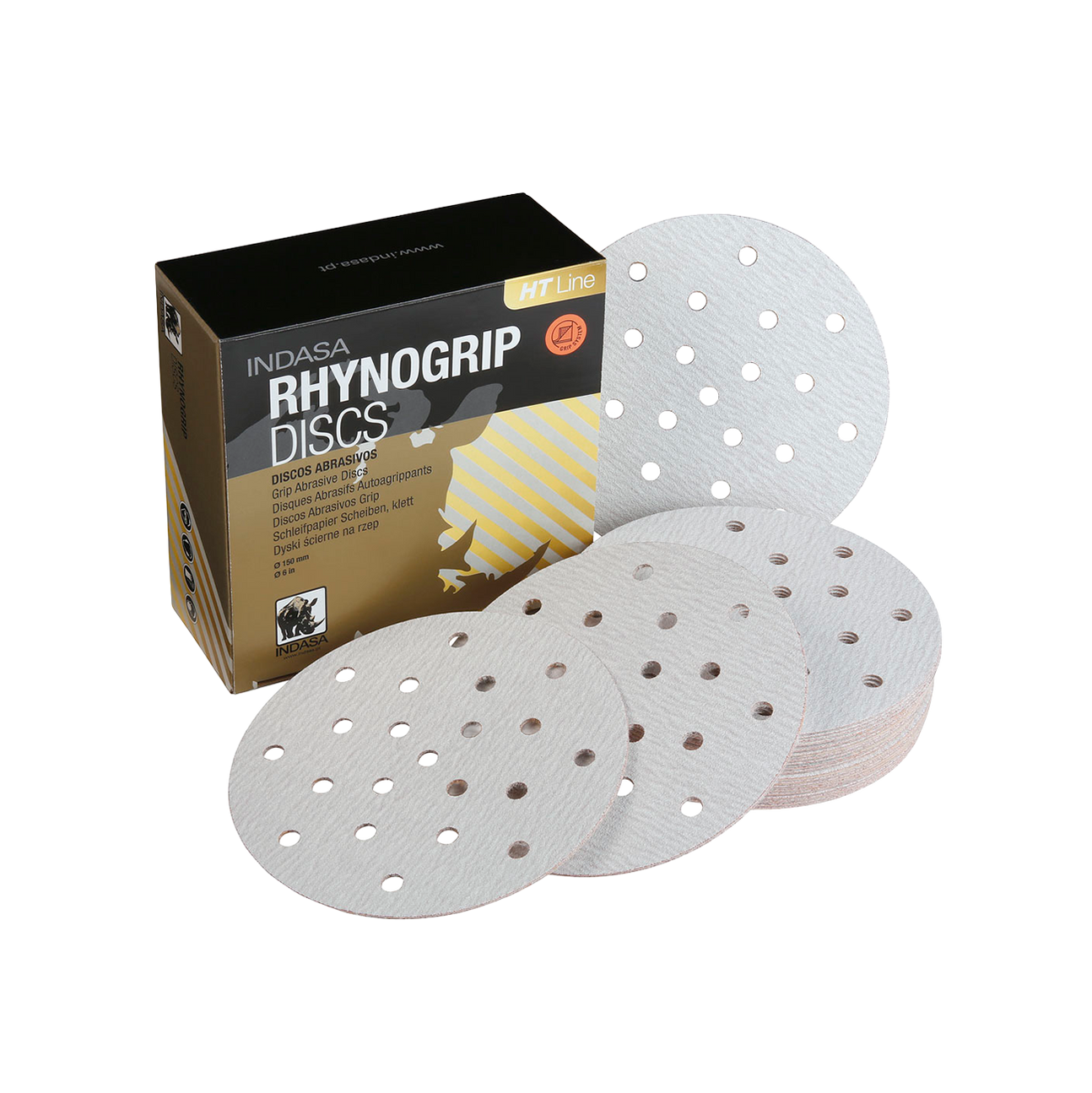 Indasa Rhynogrip HT Line Ultravent Discs (Pack of 50) — Morelli Group