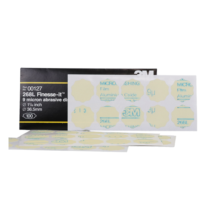 3M 9 Micron Abrasive Discs Pk100