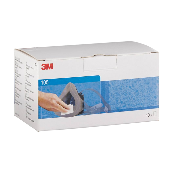 3M Face Seal Cleaner Wipes (Pack of 40)