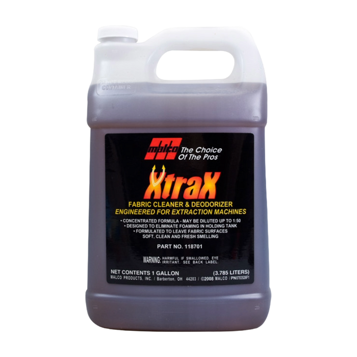 Malco Xtrax Liquid Fabric Cleaner and Deodoriser