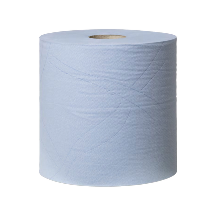Tork Heavy-Duty Wiping Paper Blue Combi Roll in Box