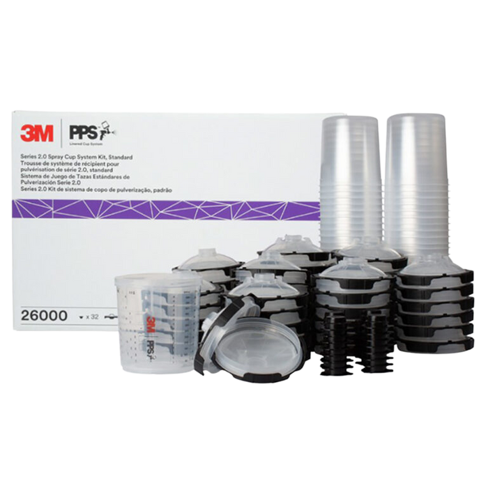 3M PPS 2 Standard 650ml 200 Micron Filter Lids & Liners (Box of 50)