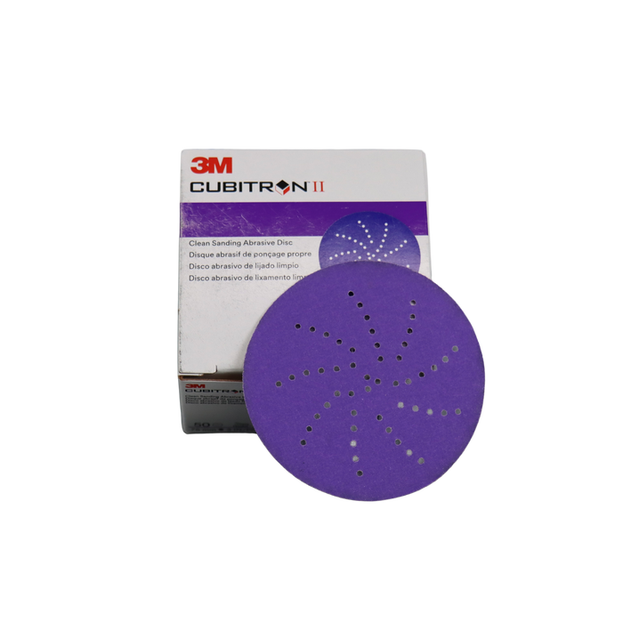 3M Cubitron II Hookit Clean Sanding Abrasive Discs (180g, Pack of 50)