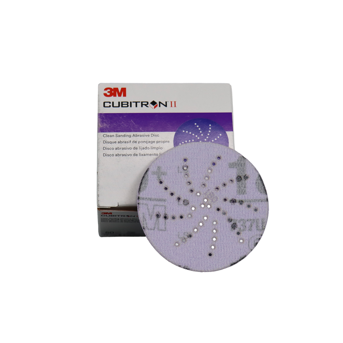 3M Cubitron II Hookit Clean Sanding Abrasive Discs (180g, Pack of 50)