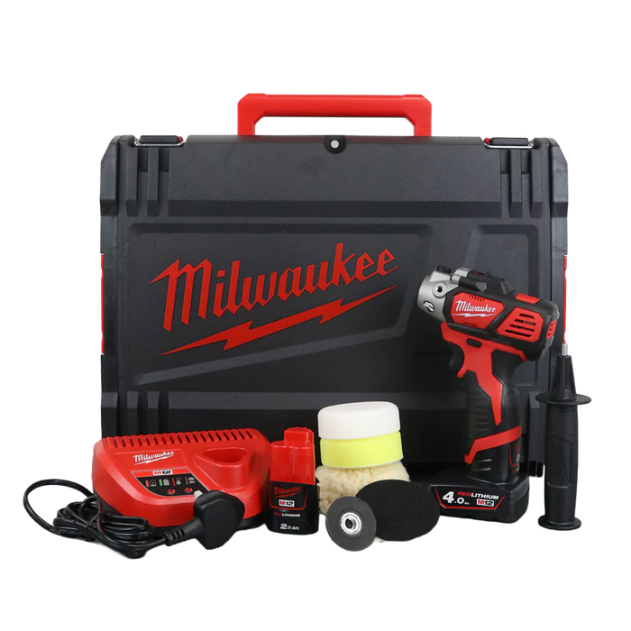 Milwaukee M12 BPS-421X 12V Sub Compact Polisher / Sander Kit