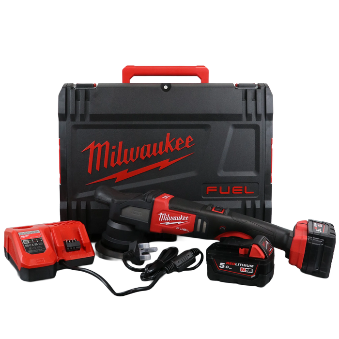 Milwaukee M18 FROP15-502X Fuel Random Orbital Polisher Kit with 15mm Throw