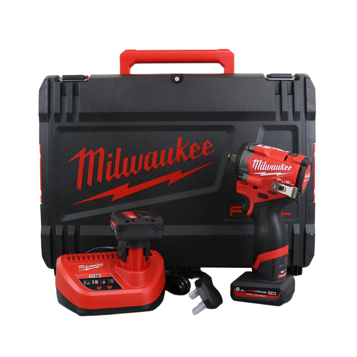 Milwaukee M12 FCIWF12G3-502X Fuel 1/2" Compact Impact Wrench with Friction Ring