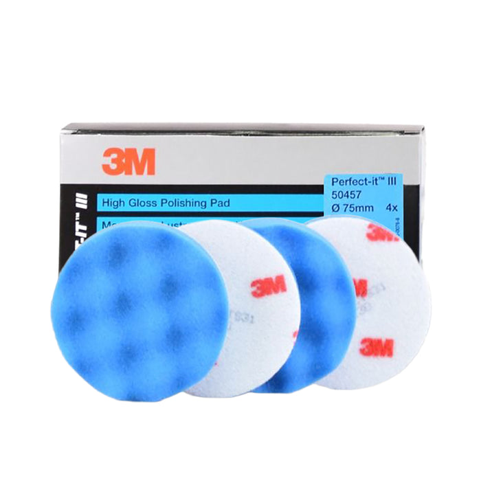 3M Perfect It High Gloss Polishing Pad 75mm (Pack of 4)