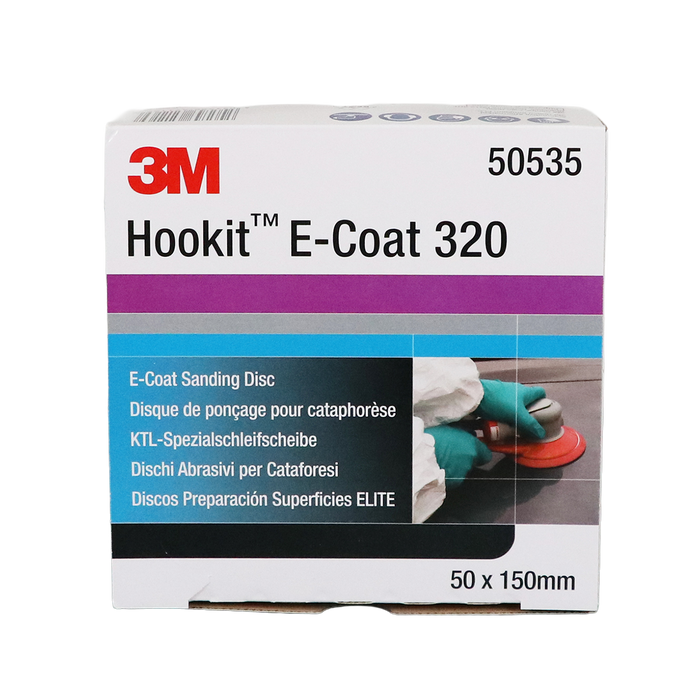 3M 320 Grit E-Coat Disc, 150mm (Box of 50)