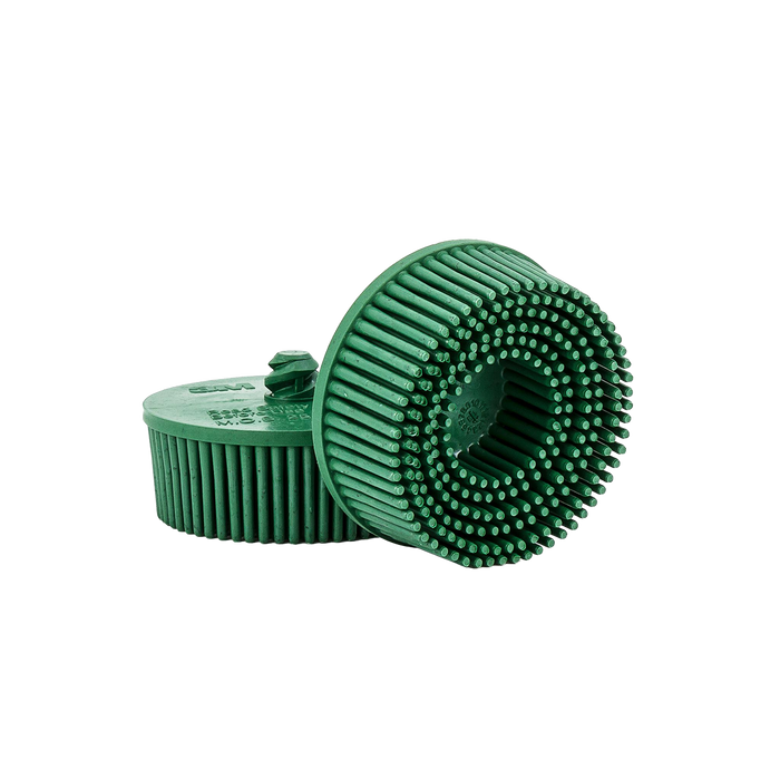 3M Scotch-Brite Roloc Bristle Discs 50 Grit Coarse Green