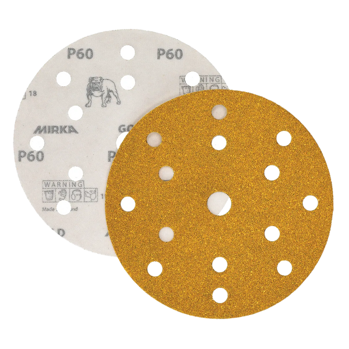 Mirka Gold Grip 15H Discs (Pack of 100)