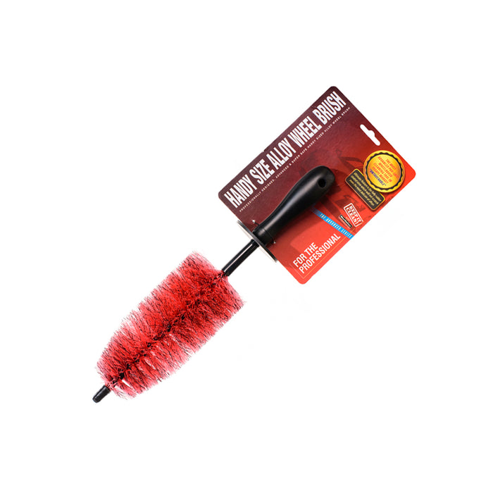 Martin Cox Red & Black Alloy Wheel Brush (Small)