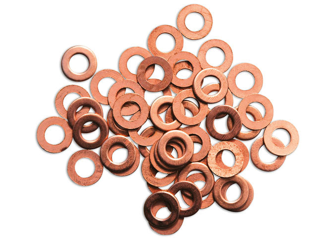 Power Tec Copper Pull Washers, Pack of 100