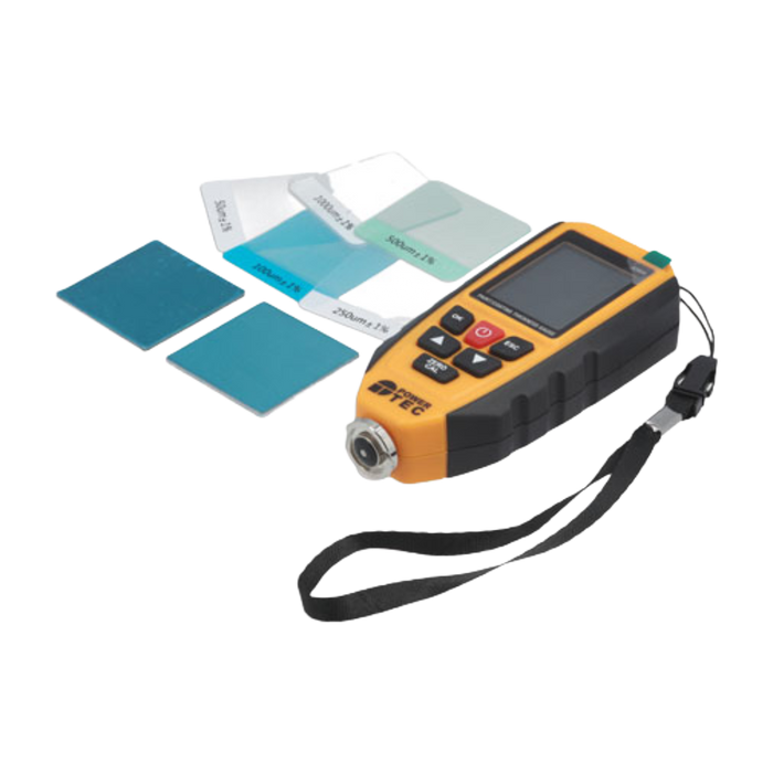 Power Tec Paint Thickness Gauge Aluminium & Steel Depth
