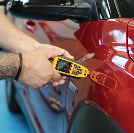 Power Tec Paint Thickness Gauge Aluminium & Steel Depth