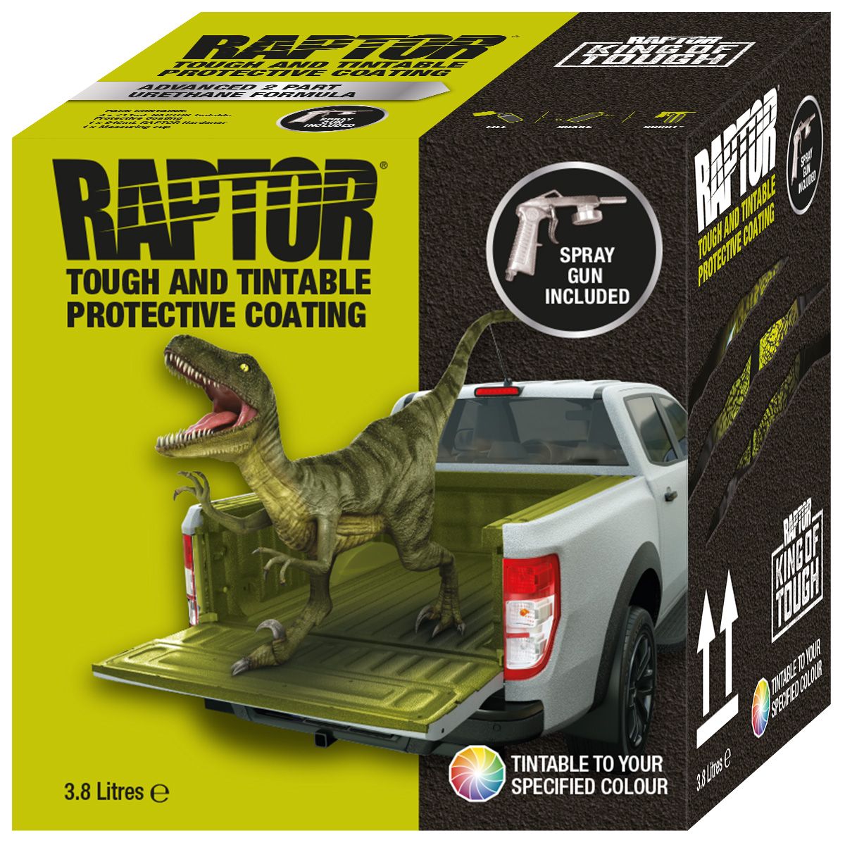 RAPTOR Spray-On Liner (Tintable, 4L) + FOC Spraygun — Morelli Group
