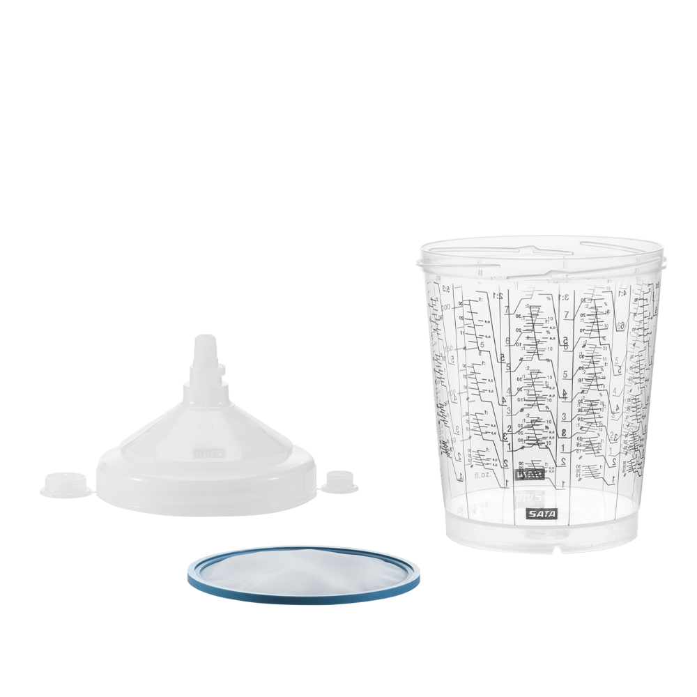 SATA RPS 0.3L Cup System with 125µm Flat Sieve (Pack of 50) — Morelli Group
