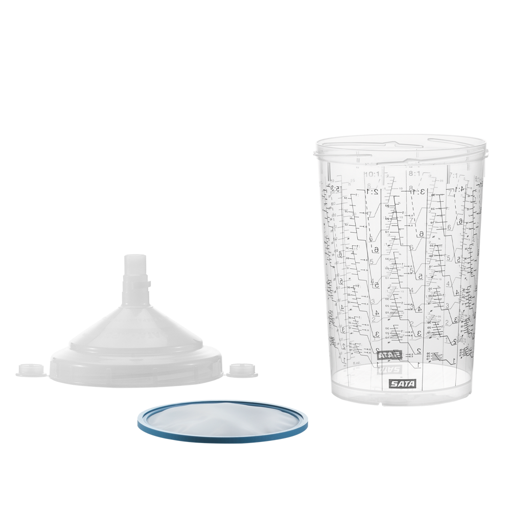 Sieved Pack SATA RPS 0.9L Cup System with 125µm Flat Sieve (Pack of 50) — Morelli Group