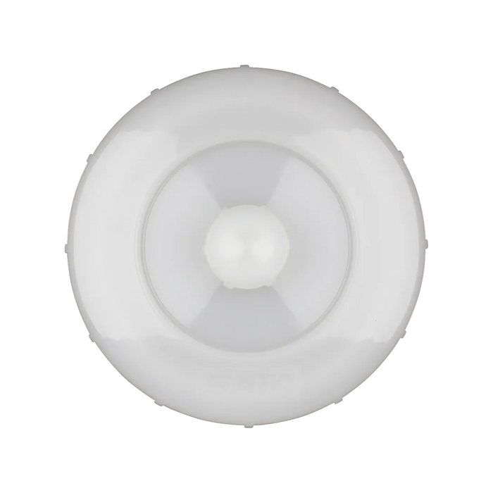 Screw on lid for 0.6 PVC cup with drip catching ring and non drip device | Part Reference 49395