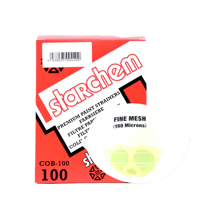 StarChem Pack 100 Premium Paint Strainers 190 Micron Filter