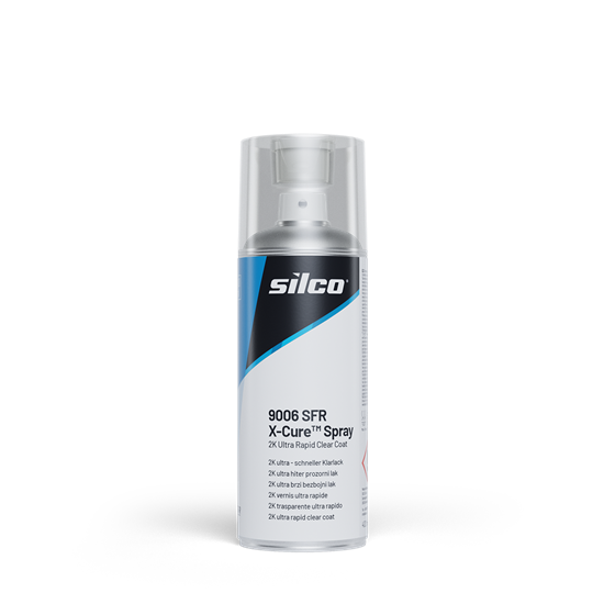 Silco 9006 SFR X-Cure Spray 2K Ultra Rapid Clear Coat (400ml)
