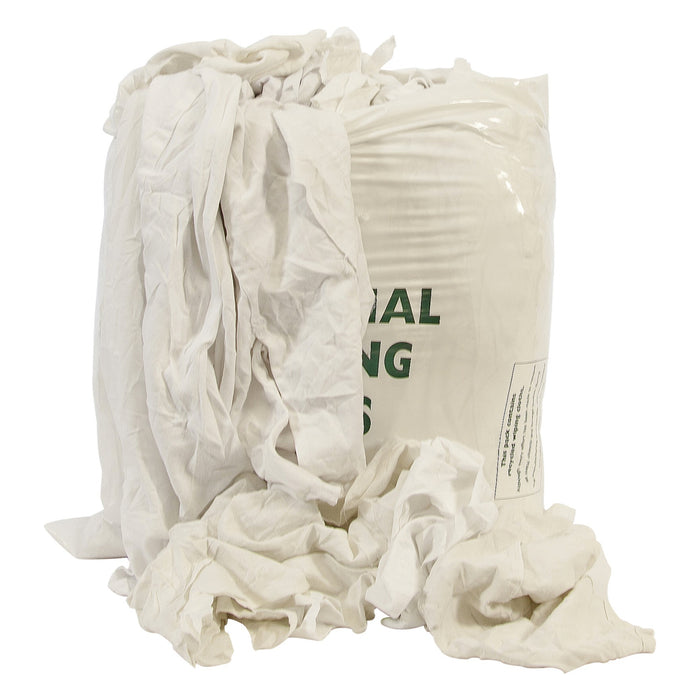 Workshop Warehouse 1 White Wiping Cloths (10kg Bag)