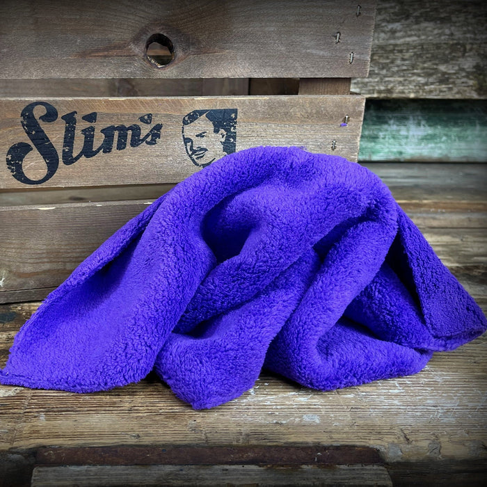 Purple Edgeless Microfibre Cloth (40x40cm)